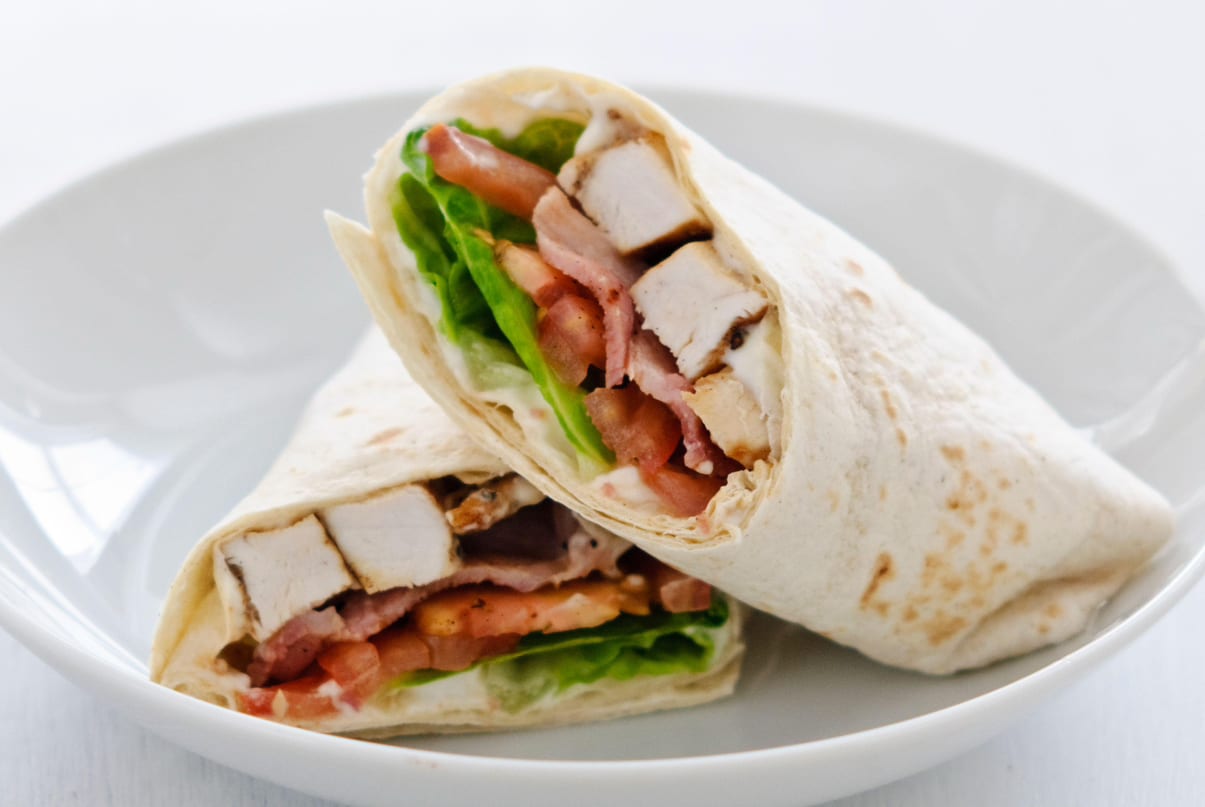 Grilled Chicken,bacon & Ranch Wrap.
