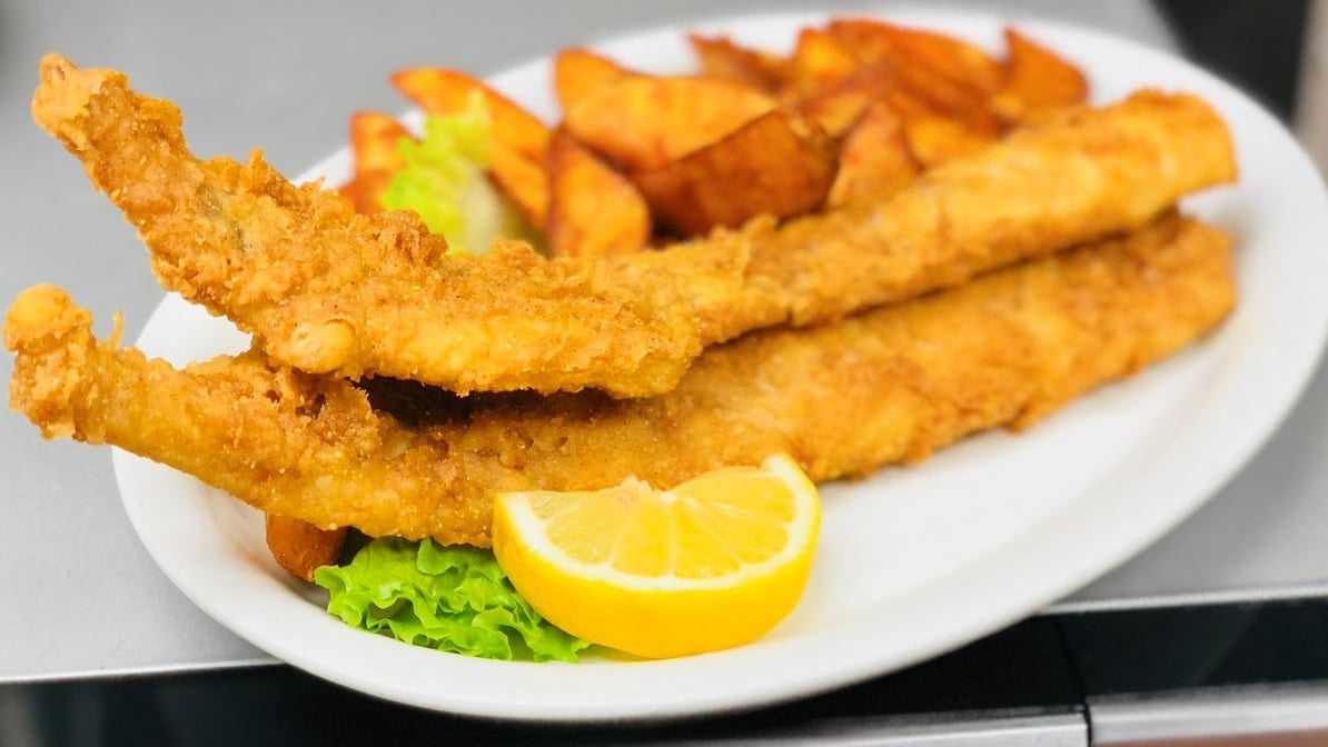 Crispy Coated Whitefish Fillets.