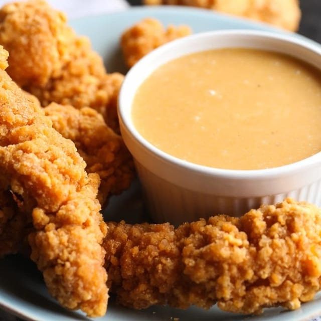 4 Piece Chicken tenders appetizer.