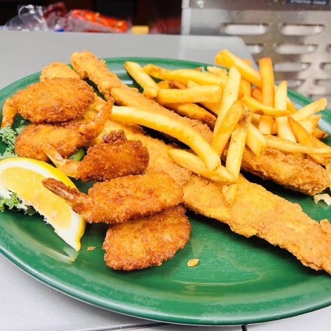 Fish & Shrimp Combo.