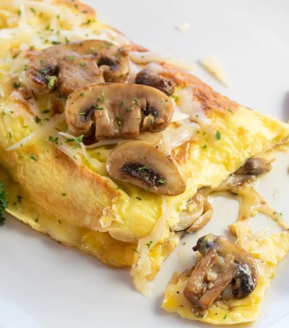 Mushroom Omelet.