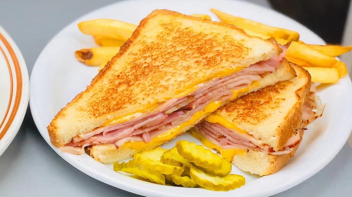 Grilled Ham & Cheese Melt.