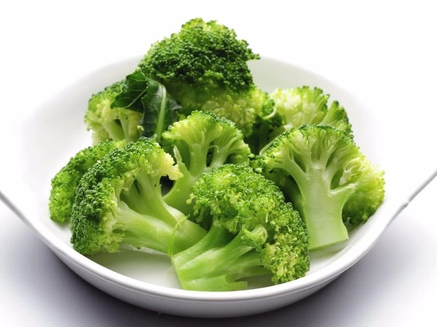 Steamed Broccoli.