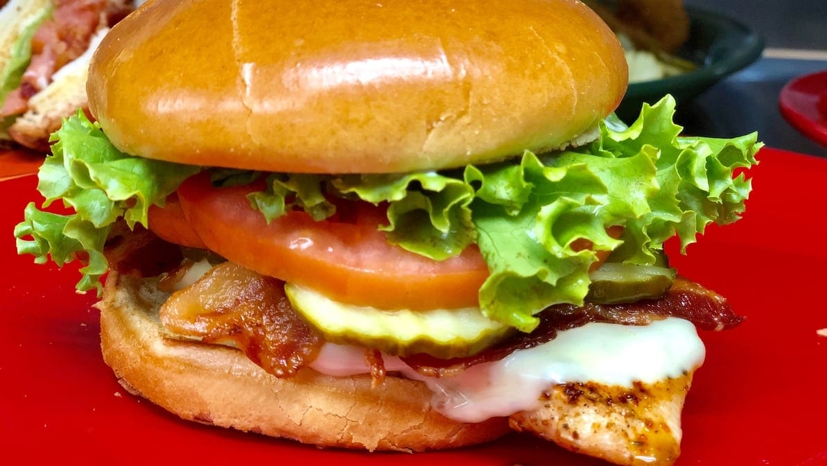 Grilled Cajun Chicken Sandwich.