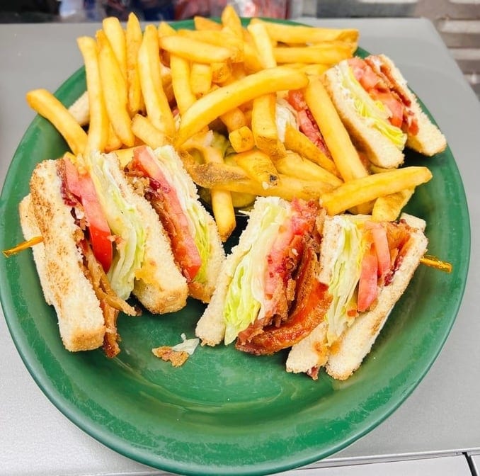 Bacon, Lettuce & Tomato Club.