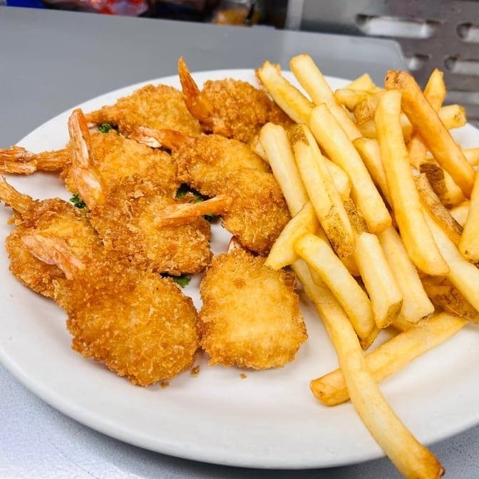 Fried Jumbo Shrimp.