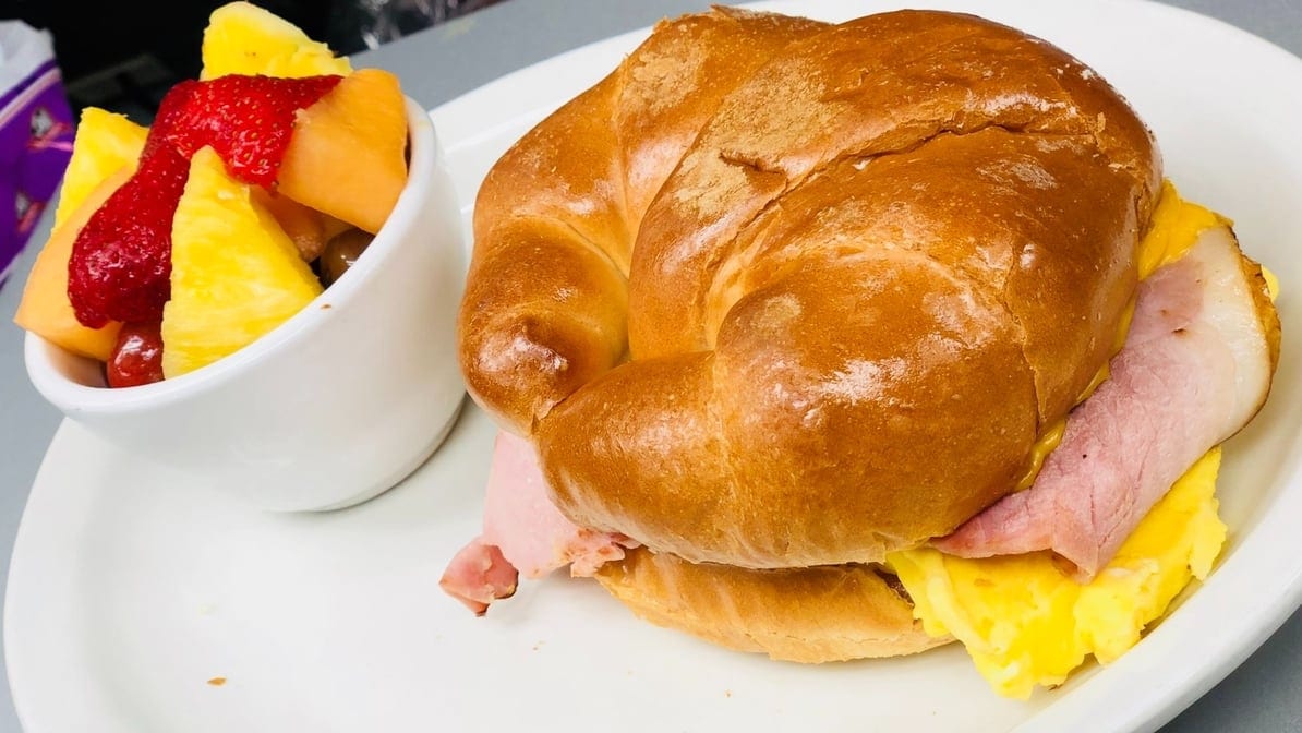 Breakfast Croissant.