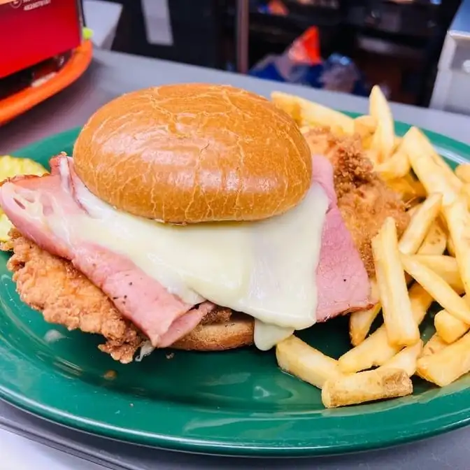 Chicken Cordon Bleu.