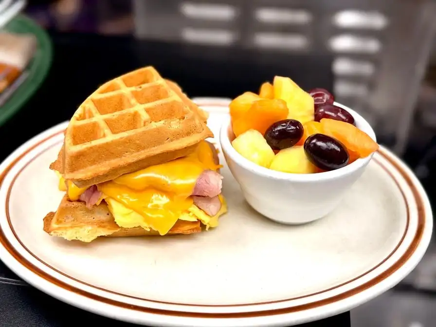 Waffle Sandwich.