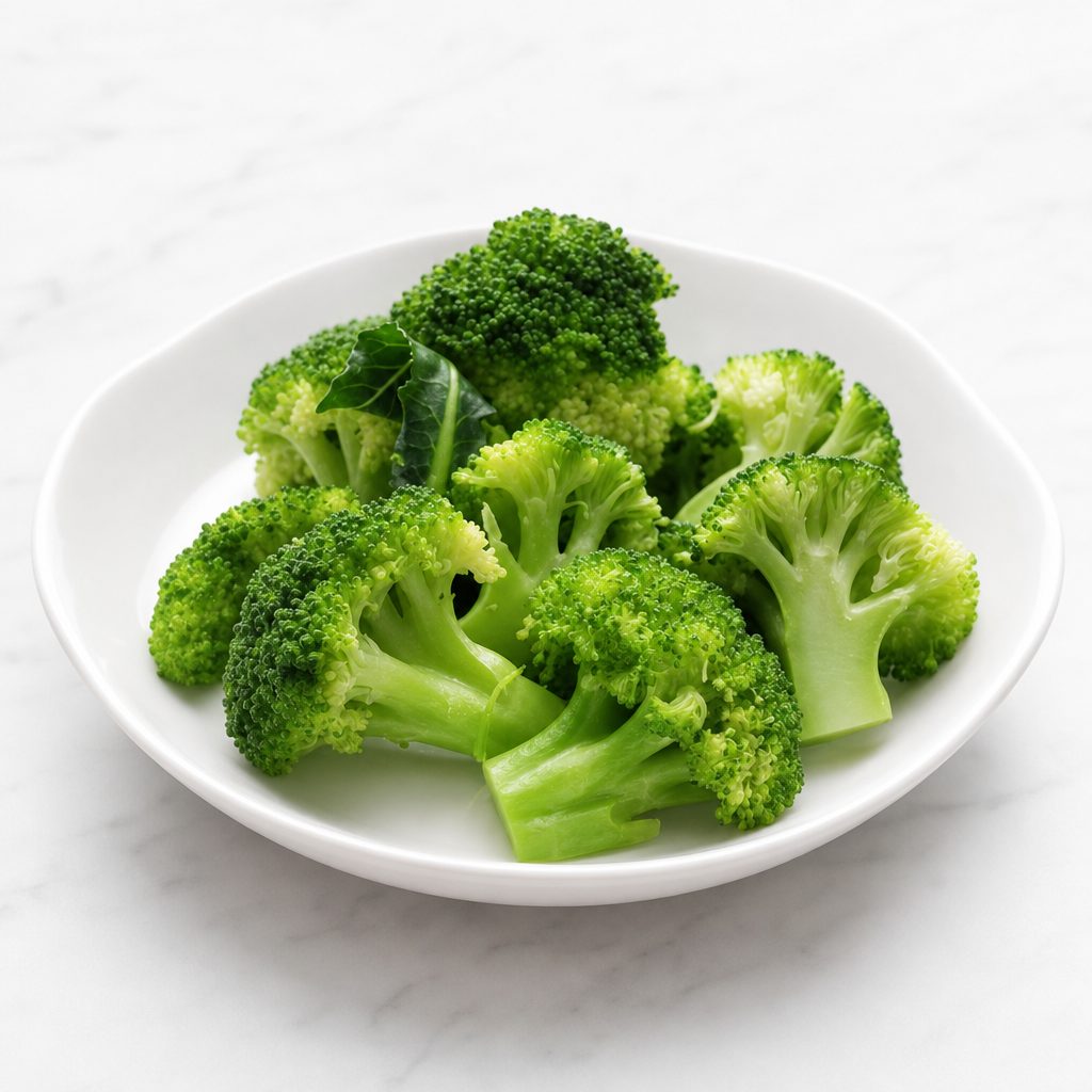 Steamed Broccoli.