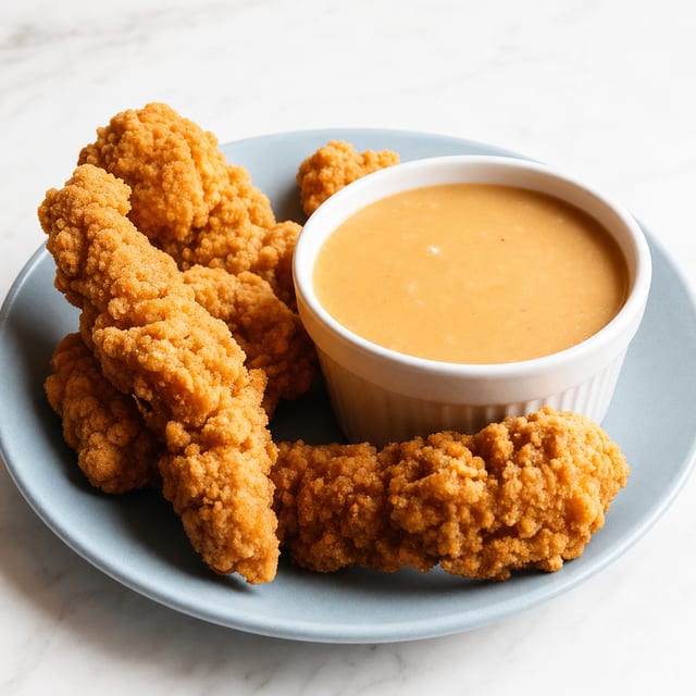 4 Piece Chicken tenders appetizer.