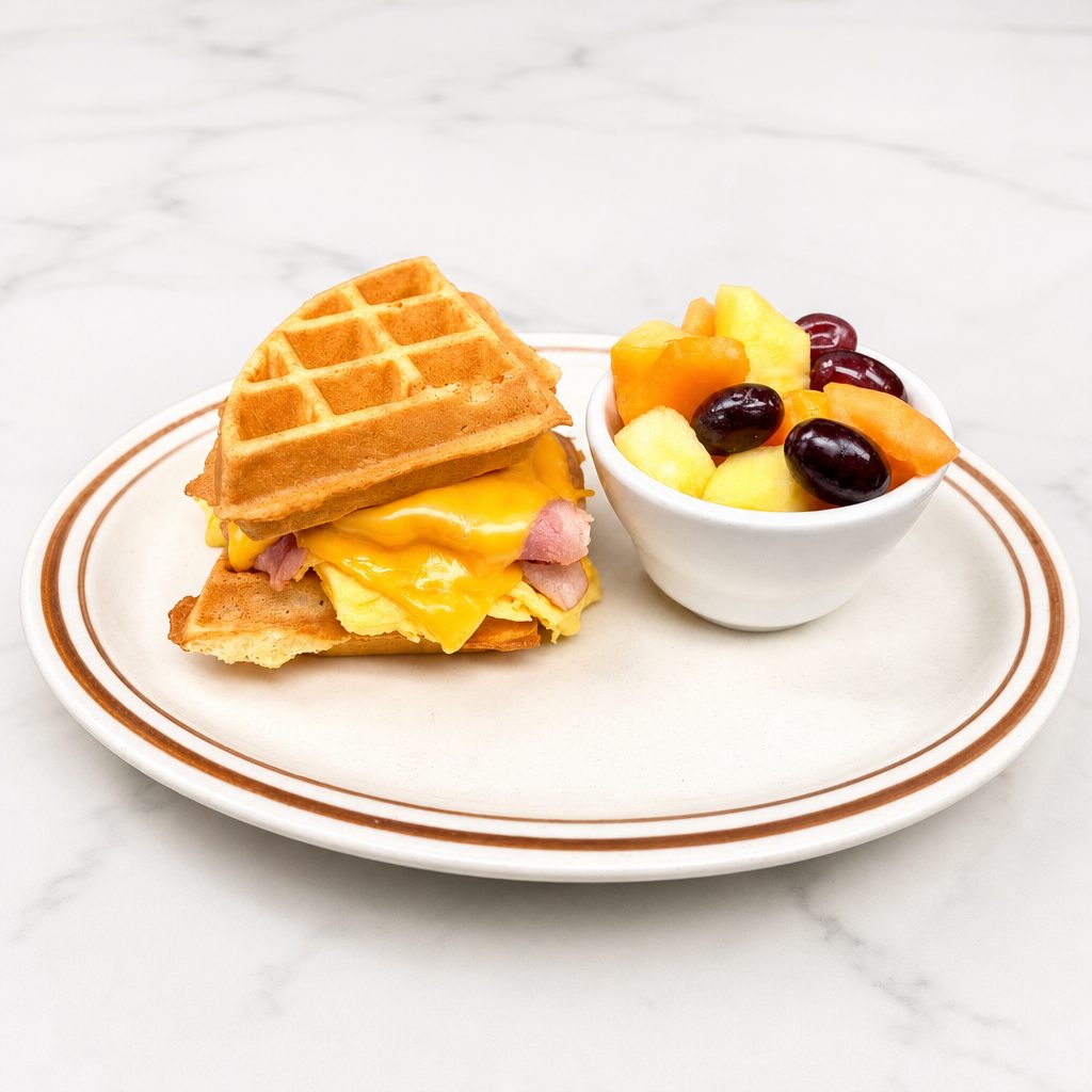 Waffle Sandwich.