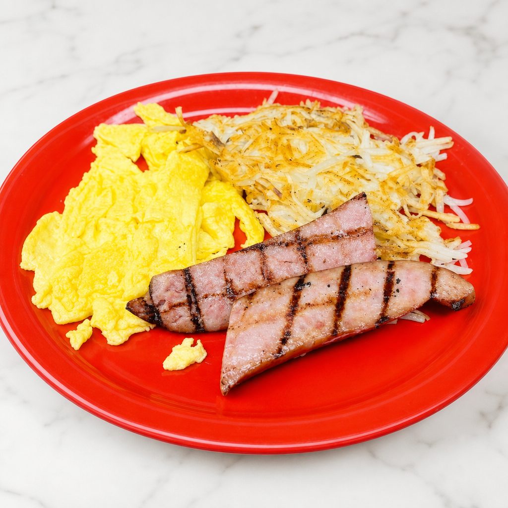 Smoked Sausage & Eggs.