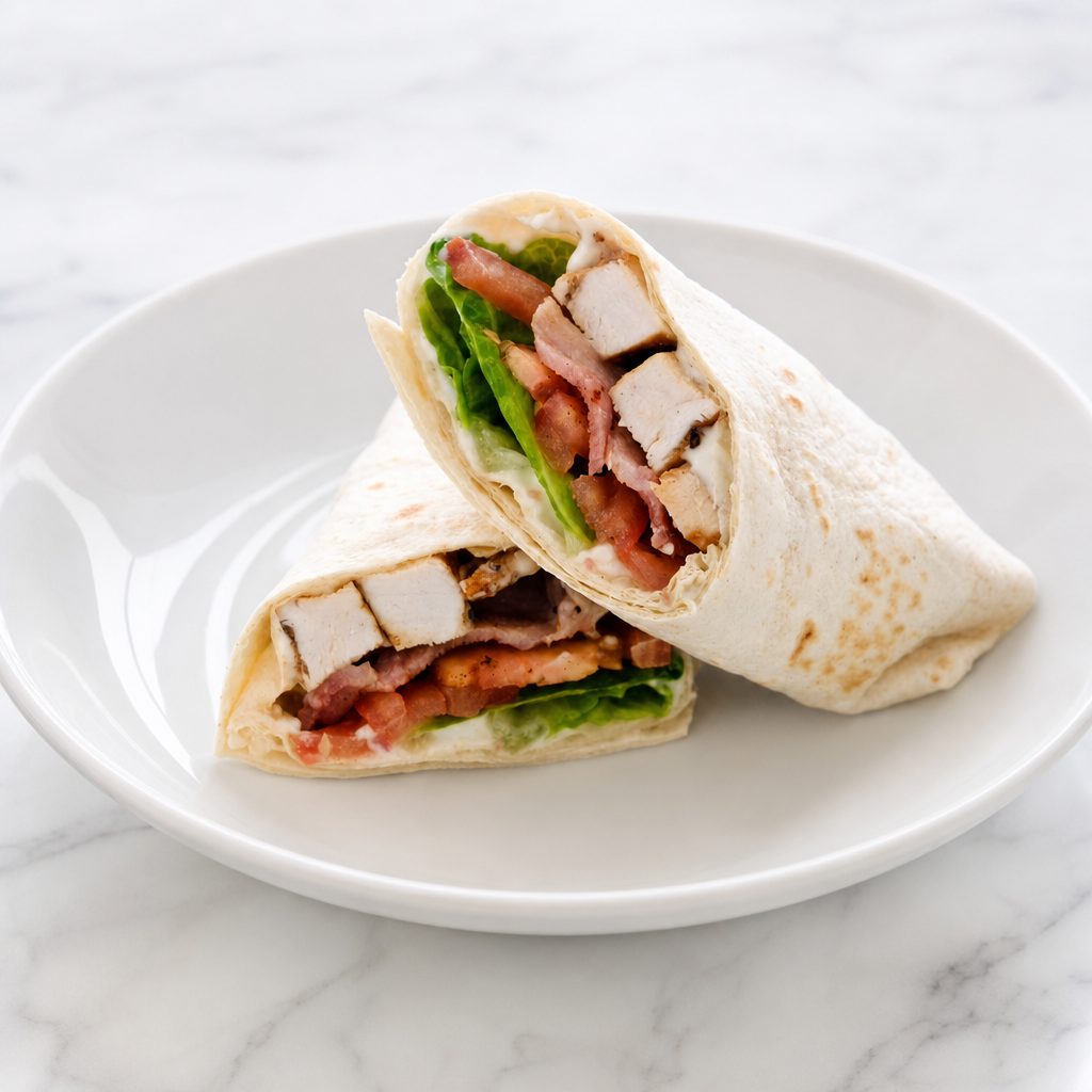 Grilled Chicken,bacon & Ranch Wrap.