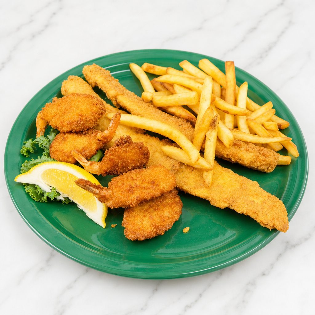 Fish & Shrimp Combo.