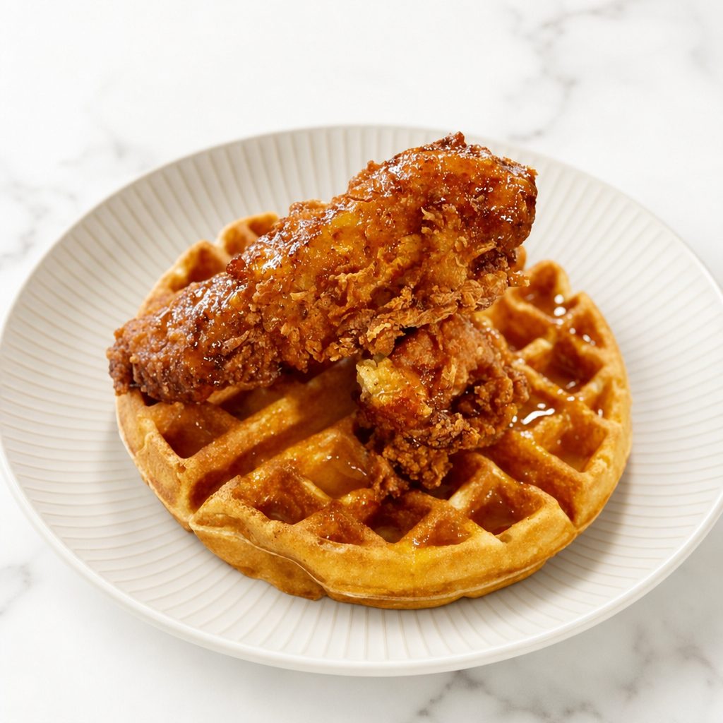 New!! Hot honey Chicken & Waffles.