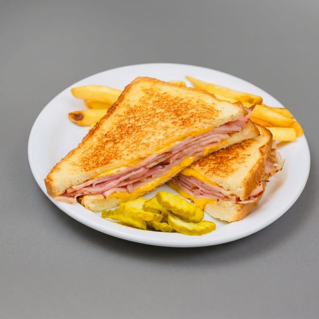 Grilled Ham & Cheese Melt.