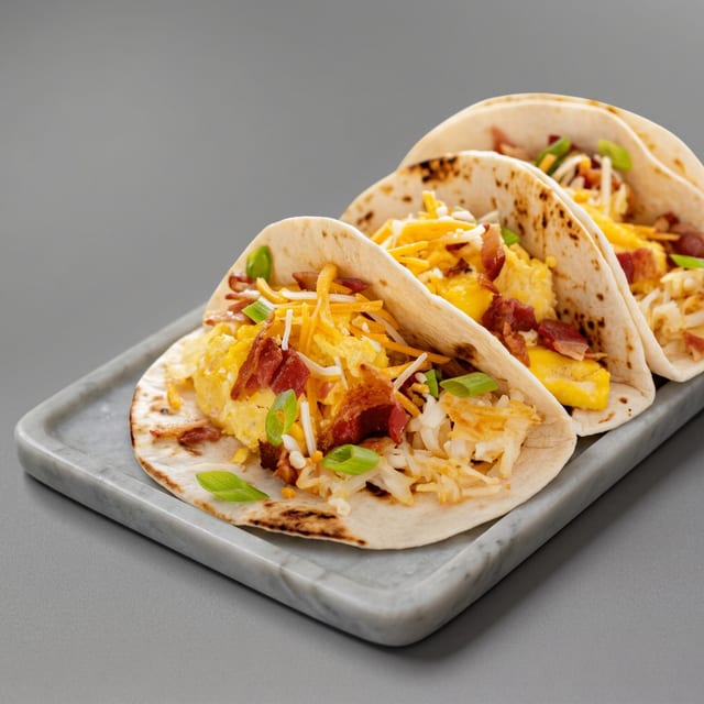 Breakfast tacos.