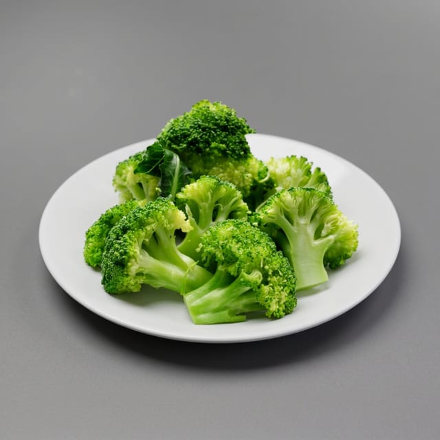 Steamed Broccoli.