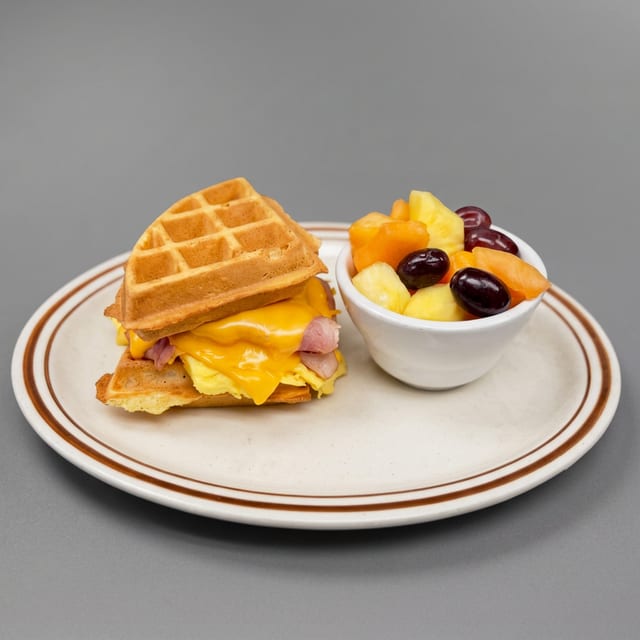 Waffle Sandwich.