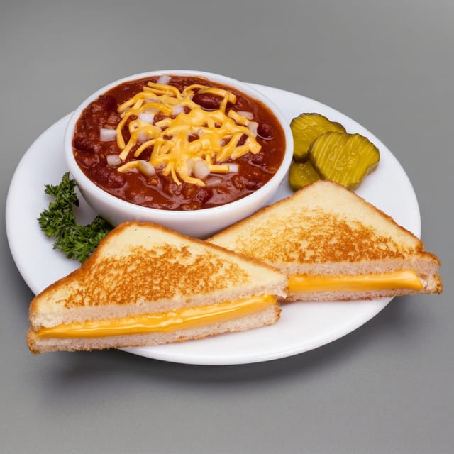 Grilled Cheese & Chili.