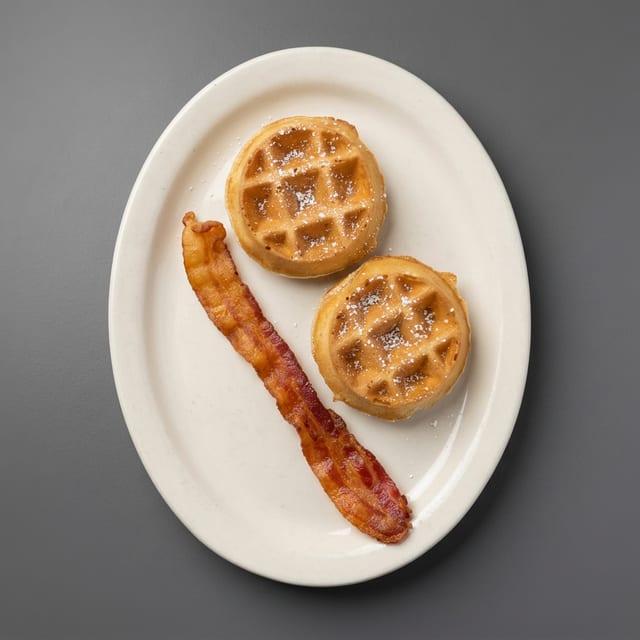Kids Mini Waffles.