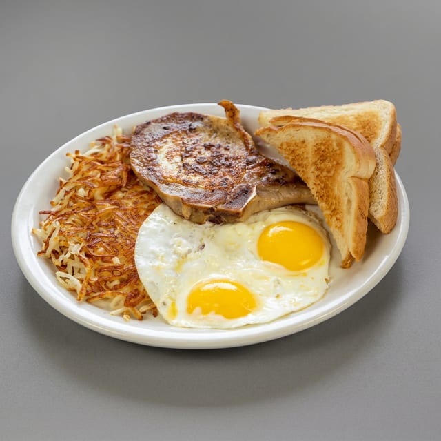 One 8-oz. Pork Chop.