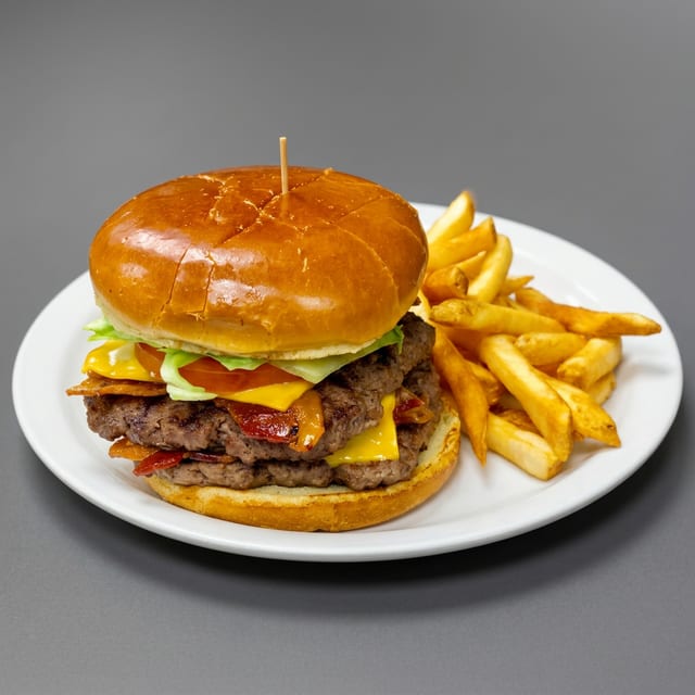 Double Bacon Cheeseburger.