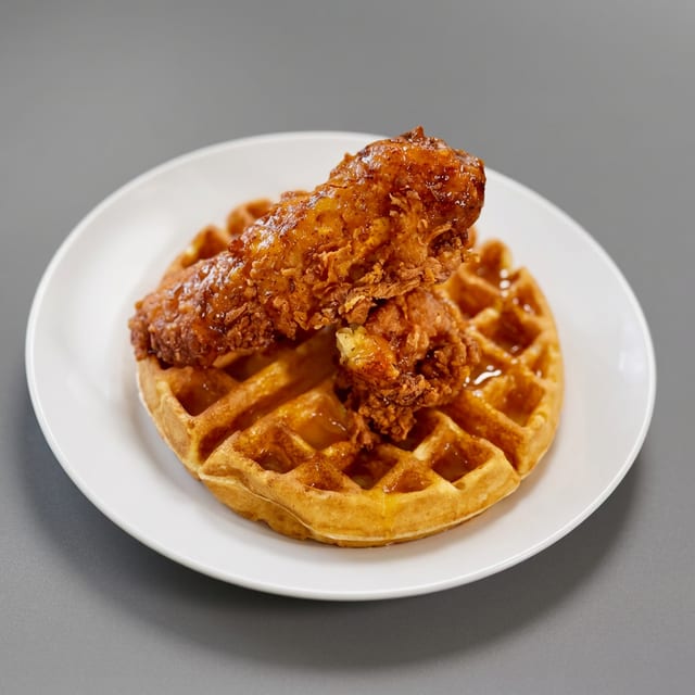 New!! Hot honey Chicken & Waffles.