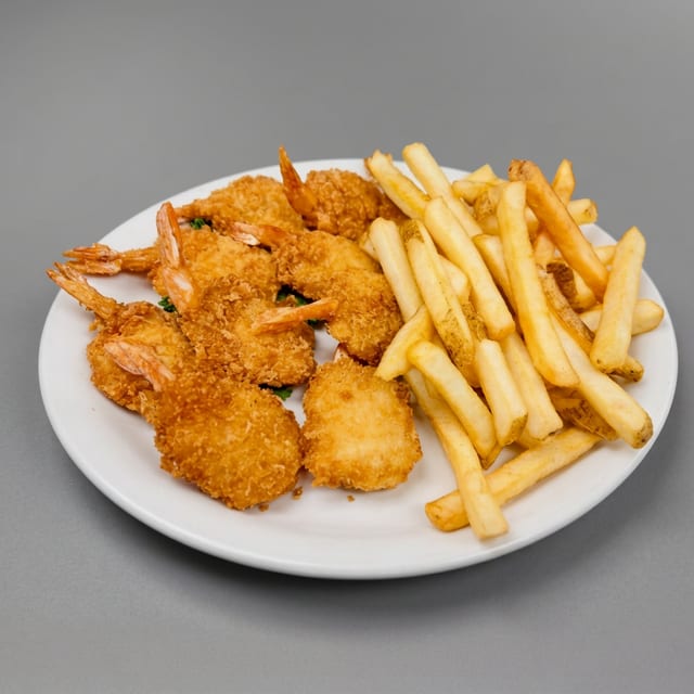 Fried Jumbo Shrimp.