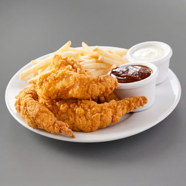 Chicken tenders meal.